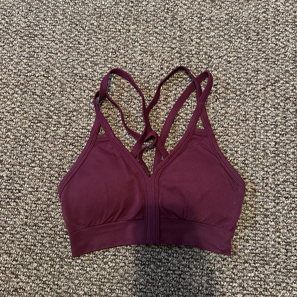 Maurices Deep Burgundy Sports Bra